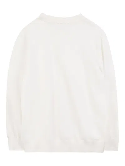 Givenchy Logo-patch Sweatshirt In White