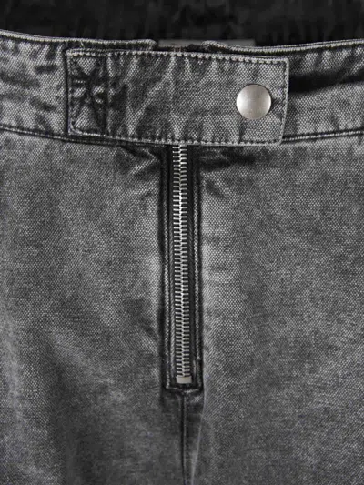 Acne Studios Cargo Denim Jeans In Multi
