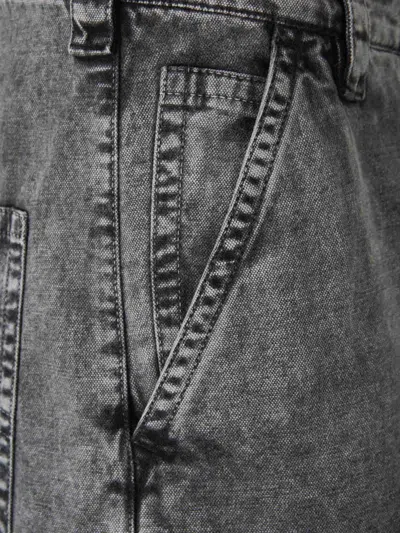 Acne Studios Cargo Denim Jeans In Multi
