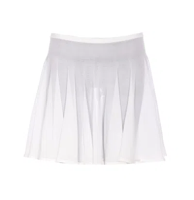 Alaïa White Mini Skirt