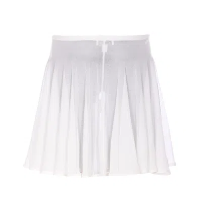 Alaïa White Mini Skirt