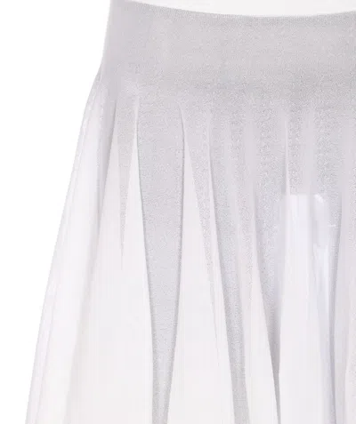 Alaïa White Mini Skirt