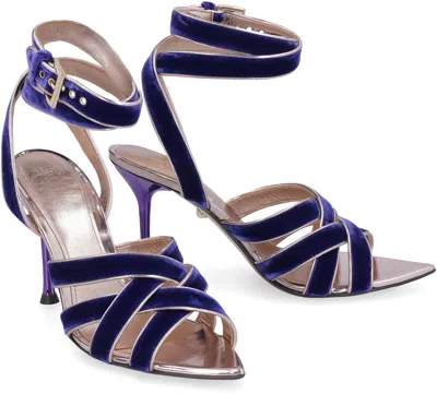 Alevì Milano Liza Velvet Sandal With Heel