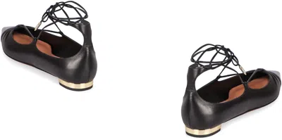 Aquazzura Gabi Pointy-toe Ballet Flats