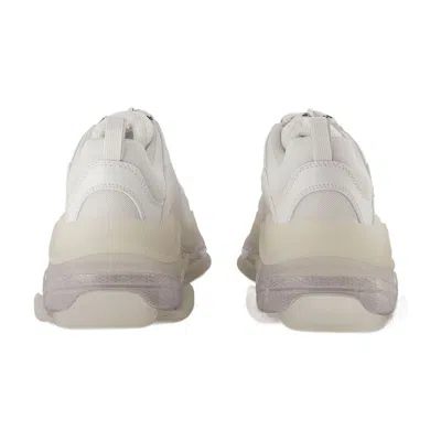Balenciaga Triple S Clearsole Sneakers -  - Synthetic - White In White