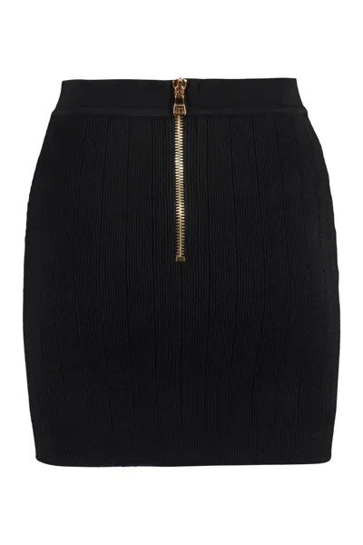 Balmain Knitted Mini Skirt