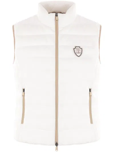 Brunello Cucinelli Logo Down Vest