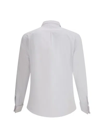 Brunello Cucinelli Cotton Shirt In White