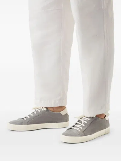 Brunello Cucinelli Lace-up Grey Sneakers