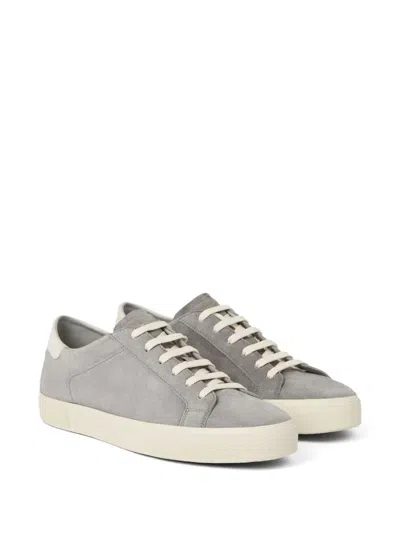 Brunello Cucinelli Lace-up Grey Sneakers