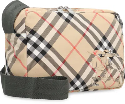 Burberry Check Crossbody Bag In Multi