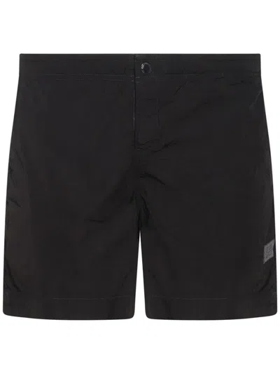 C.p. Company Eco-chrome R Swim Shorts In Black