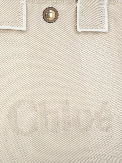 Chloé Small Canvas Carry Tote Bag