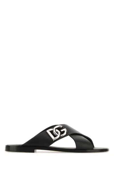 Dolce & Gabbana Leather Sandal