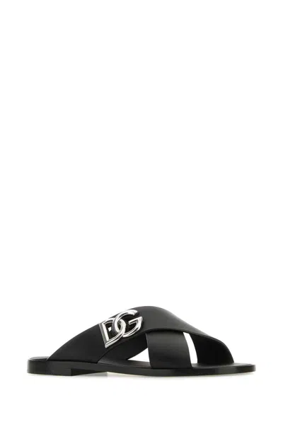Dolce & Gabbana Leather Sandal