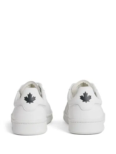Dsquared2 Boxer Low-top Sneakers In White