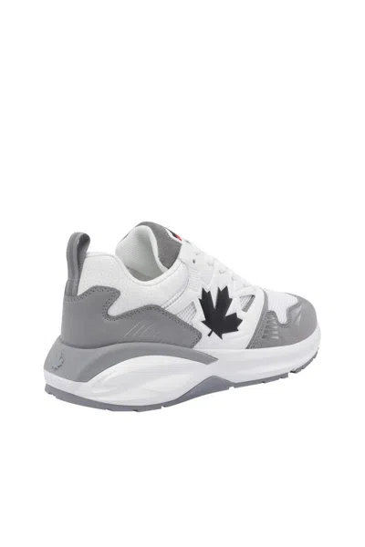 Dsquared2 Panelled Chunky Sneakers In White