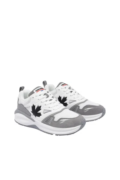 Dsquared2 Panelled Chunky Sneakers In White
