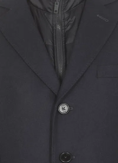Fay Cappotto Monopetto Easy Db In Blue