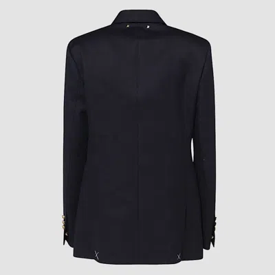 Golden Goose Double Breasted Blazer In Light Dry Wool Gabardine Clothing