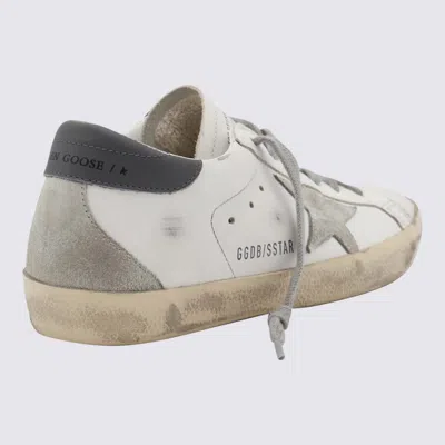 Golden Goose White Low Top Sneakers With Star Patch