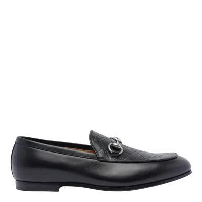 Gucci Leather Slip-on Loafers With Iconic Horsebit Detail