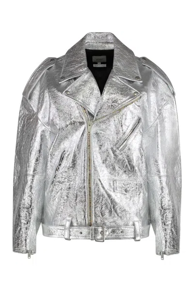 Halfboy Silver Leather Jacket