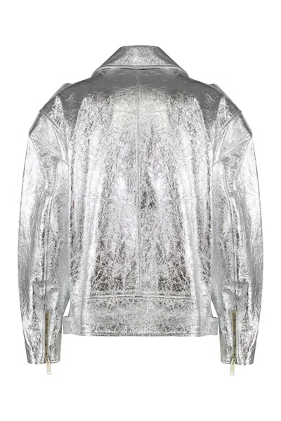 Halfboy Silver Leather Jacket