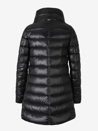 Herno Amelia Quilted Coat In Black