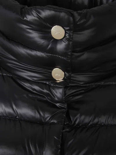 Herno Amelia Quilted Coat In Black