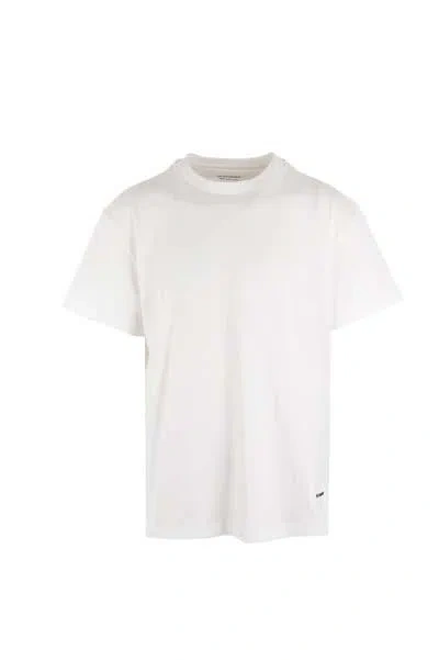 Jil Sander Short Sleeve Crewneck Logo Patch T-shirt - Pack Of 3