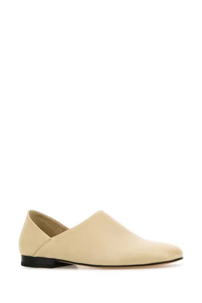 Lemaire Convertible Leather Slip-on Shoes In Neutral
