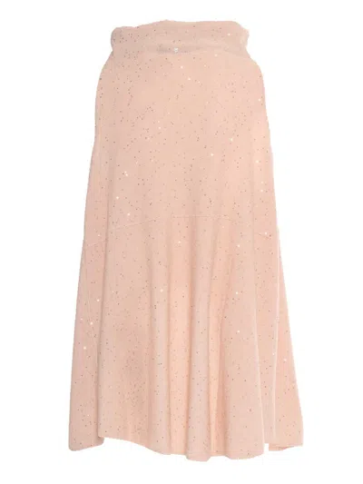 Lorena Antoniazzi Knitted Vest In Pink