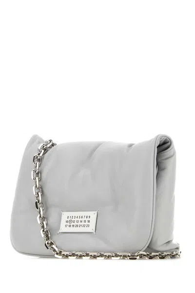 Maison Margiela Light Grey Glam Slam Medium Shoulder Bag