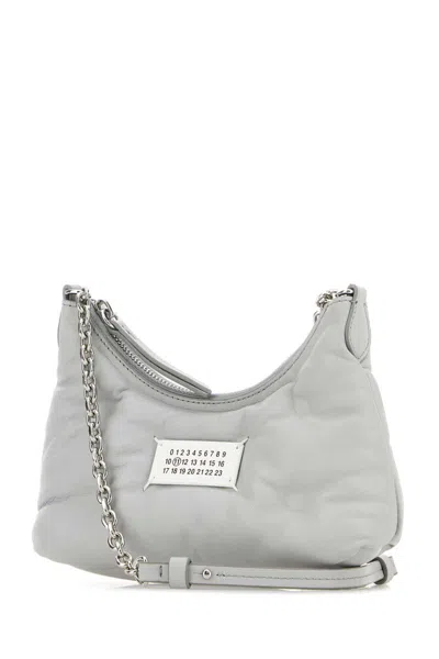 Maison Margiela Women Ice Nappa Leather Micro Glam Slam Hobo Shoulder Bag