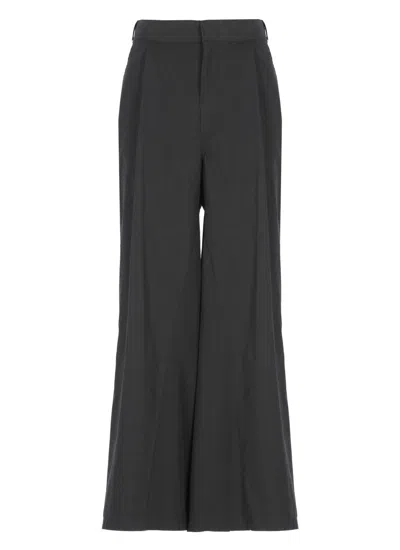 Maison Margiela Black Four Stitches Pants In Gray