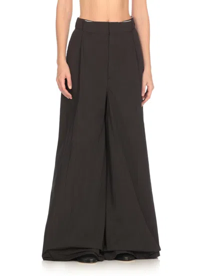 Maison Margiela Black Four Stitches Pants In Gray