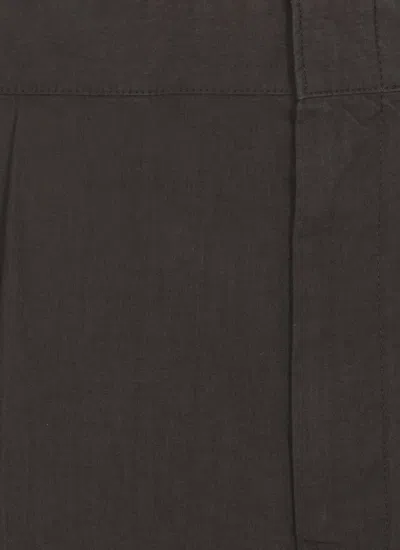 Maison Margiela Black Four Stitches Pants In Gray