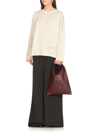 Maison Margiela Black Four Stitches Pants In Gray