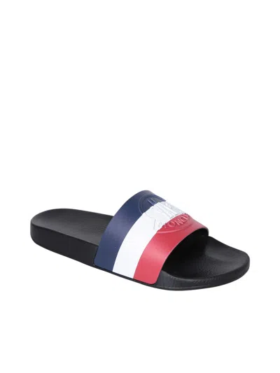 Moncler Basile Slides In Black