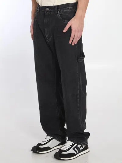 Dolce & Gabbana Dolce&gabbana Men Over Jeans In Black