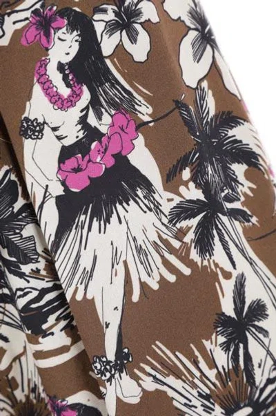 Palm Angels Hawaiian Print Shorts