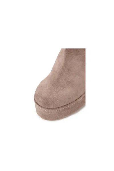 Paloma Barceló Woman Ankle Boots Light Brown Size 10 Leather In Neutral