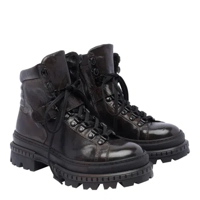 Pawelk's Crust Brandy Booties In Black