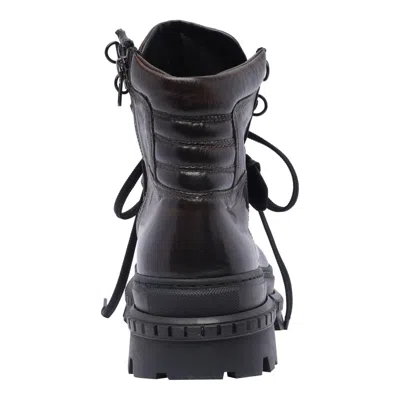 Pawelk's Crust Brandy Booties In Black