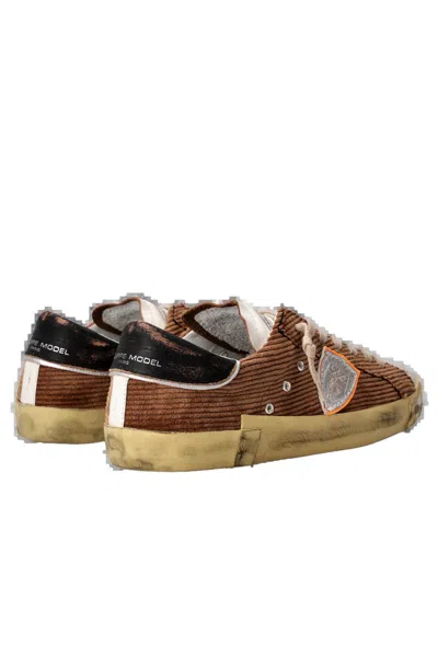 Philippe Model Sneakers In Brown