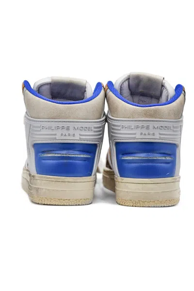 Philippe Model High-top Sneakers With Padded Collar And Rubber Sole In Multi