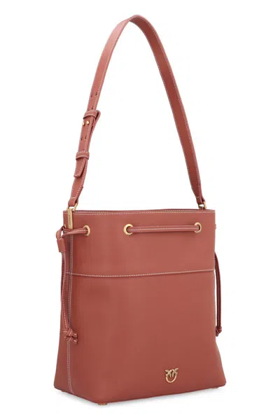 Pinko Leather Bucket Bag