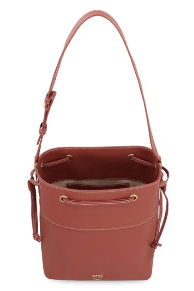 Pinko Leather Bucket Bag