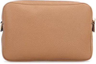 Prada Small Leather Crossbody Bag In Brown